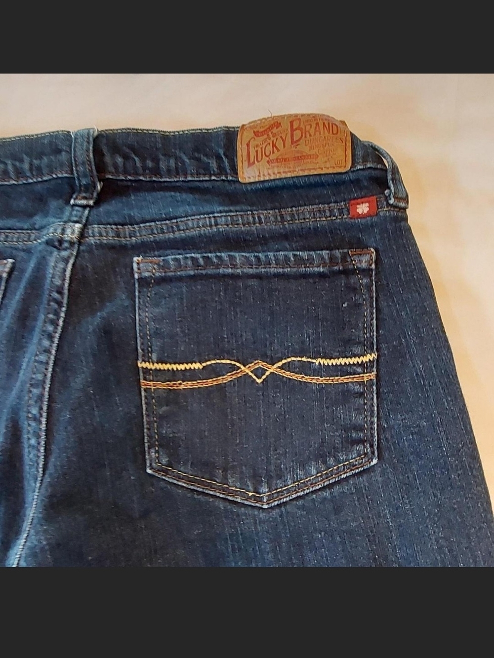 Vintage early Y2K Lucky Brand "Vineland Sweet-N-Low" low-rise bootcut jeans SZ 2 - Picture 7 of 8
